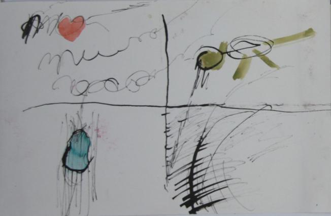 tekening 2009 Frankrijk boekje 2